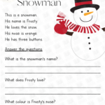 Christmas Reading Comprehension Grade 1   English Created Inside 1St Grade Christmas Reading Comprehension Worksheets