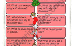 Christmas Riddles For Everyone - Esl Worksheetdturner inside Christmas Riddles Worksheets