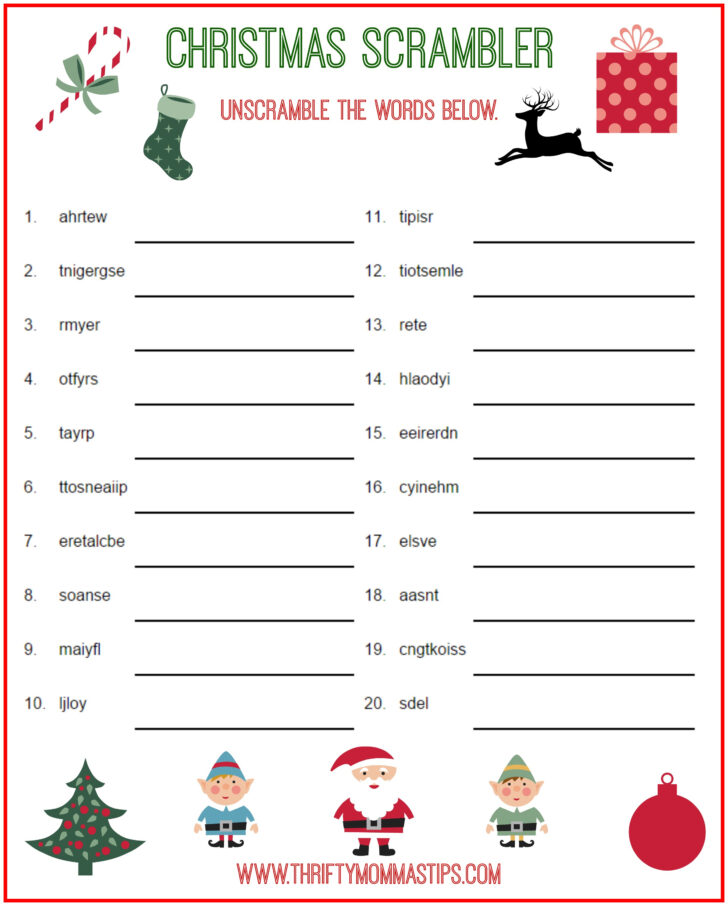 Free Christmas Puzzle Worksheets Free Christmas Puzzle Worksheets