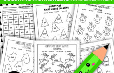 Christmas Sight Words Coloring Worksheets Kindergarten- Sight inside Sight Words Christmas Worksheets