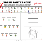 Christmas Spelling And Writing Activity | Madeteachers For Christmas 2nd Grade Worksheets