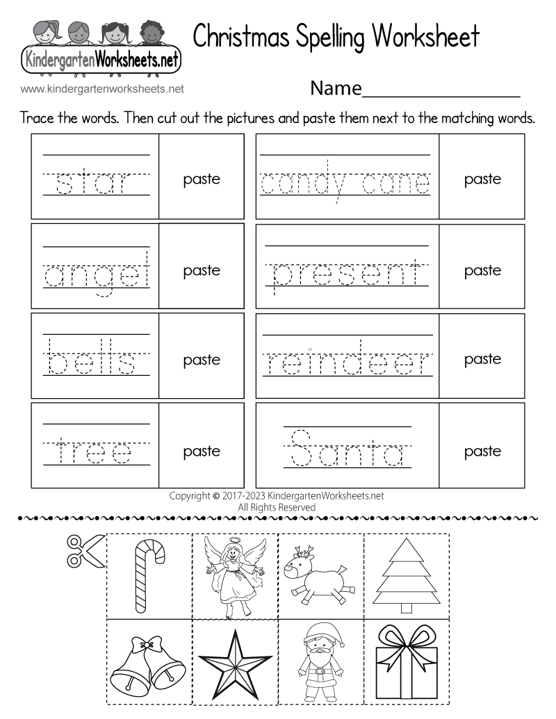 Christmas Spelling Worksheet - Free Printable, Digital, &amp;amp; Pdf inside Free Printable Christmas Phonics Worksheets