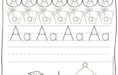 Christmas Themed Abc Pracitce Worksheets throughout Christmas Abc Worksheets For Kindergarten