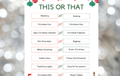 Christmas This Or That Questions For Kids (+Free Printable Pdf in Beyond The Worksheets Ugly Christmas Sweaters Answer Key