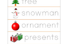 Christmas Tracing Worksheets - Raising Hooks intended for Free Printable Christmas Tracing Worksheets