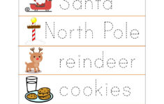 Christmas Tracing Worksheets - Raising Hooks within Free Christmas Tracing Worksheets