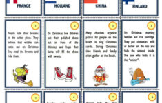 Christmas Traditions Around The Worl…: English Esl Worksheets Pdf intended for Christmas in Other Countries Worksheets