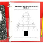Christmas Tree Addition Puzzle Worksheets [Free Pdf] Inside Christmas Tree Geometry Worksheets Answers