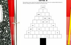 Christmas Tree Addition Puzzle Worksheets [Free Pdf] with regard to Writing Linear Equations Worksheets Christmas Tree Answer Key