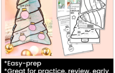 Christmas Tree Compound Words Craft Grammar Activity within Christmas Compound Words Worksheets