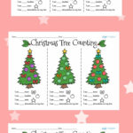 Christmas Tree Counting Worksheets Regarding Christmas Tree Counting Worksheets