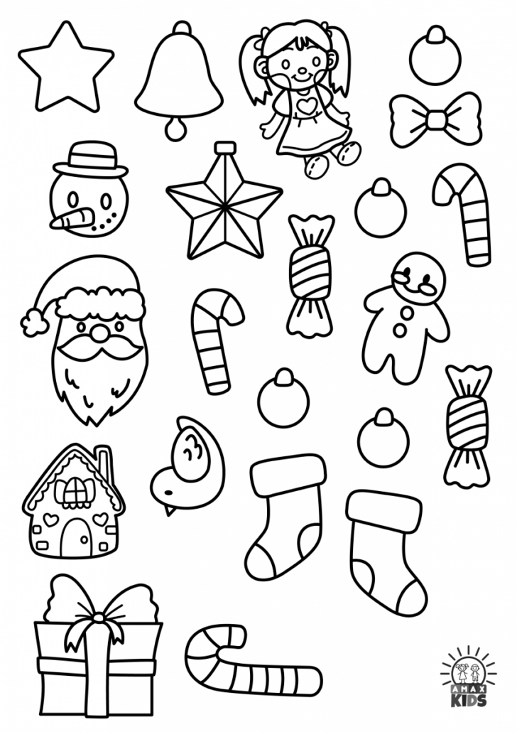 Free Printable Cut and Paste Christmas Worksheets