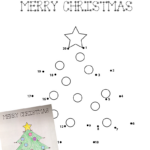 Christmas Tree Dot To Dot | Sing Laugh Learn Inside Christmas Connect The Dots Worksheets