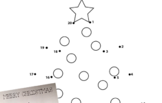 Christmas Tree Dot-To-Dot | Sing Laugh Learn inside Christmas Connect the Dots Worksheets