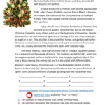 Christmas Tree. History And Traditio…: English Esl Worksheets Pdf Regarding The History Of Christmas Worksheets
