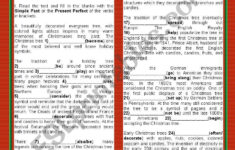Christmas Tree History – Esl Worksheetteresapr – Worksheets within History of the Christmas Tree Worksheets