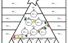 Christmas Tree Multiplication Coloring Sheets | Teachtastic within Multiplication Coloring Worksheets Christmas