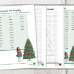 Christmas Tree Plotting Coordinates Graphing Activity In Christmas Tree Graphing Worksheets