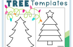 Christmas Tree Template (Free Printables) - Superstar Worksheets for How To Decorate A Christmas Tree Worksheets