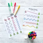 Christmas Tree Tracing Worksheets | Pencil Control Printables Pertaining To Christmas Pencil Control Worksheets Tracing Lines