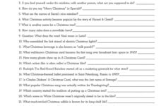 Christmas Trivia | Skip To My Lou throughout Christmas Trivia Worksheets