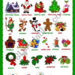 Christmas Vocabulary   Esl Worksheetkosamysh With Regard To Esl Christmas Vocabulary Worksheets