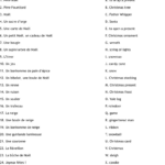 Christmas Vocabulary Worksheet   Wordmint Pertaining To Christmas French Vocabulary Worksheets