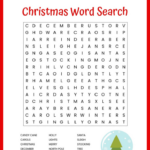 Christmas Word Search Printable (For Kids Or Adults) Inside Free Christmas Puzzle Worksheets