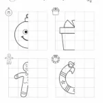 Christmas Worksheet   Symmetry Drawing | Planerium   Worksheets For Free Christmas Symmetry Worksheets