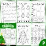 Christmas Worksheets For Preschool   No Prep   In My World With Regard To Preschool Christmas Printable Worksheets