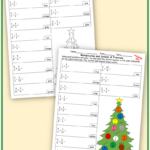 Christmas Worksheets: Multiplication And Division Of Fractions And With Multiplying Fractions Christmas Worksheets