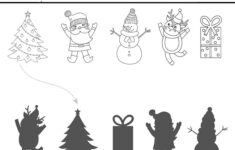 Christmas Worksheets | Skip To My Lou inside Free Printable Christmas Matching Worksheets