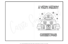 Cute Christmas Cards To Color - Cassie Smallwood with Christmas Cards Worksheets Printable