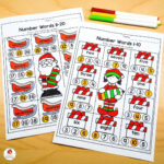 December Worksheets For Kindergarten: Fun And Easy To Use Pertaining To Christmas Place Value Worksheets