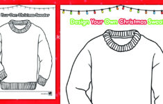 Design Your Own Christmas Sweater Worksheet with regard to Ugly Christmas Sweaters Beyond the Worksheets