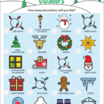 Download 3 Free Printable Christmas Scavenger Hunts | The Elf On Within Christmas Scavenger Hunt Worksheets