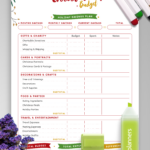 Download Printable Christmas Style   Christmas Budget Pdf Regarding Budgeting For Christmas Worksheets