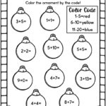 Easy Christmas Math Worksheets   Free!   Kids Activity Zone Intended For 1St Grade Christmas Worksheets