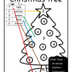English: Christmas Tree Quick Grade Numbers | Madeteachers In Christmas Tree Counting Worksheets