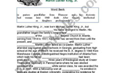 English Worksheets: Mlk Bank On It! throughout Bank On It Worksheets Christmas Answers