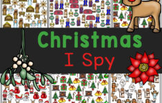 🎄 Free Christmas I Spy Printable Worksheets throughout I Spy Christmas Worksheets