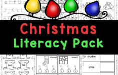 🎄 Free Christmas Literacy Worksheets For Kindergarten with regard to Kindergarten Christmas Cvc Worksheets