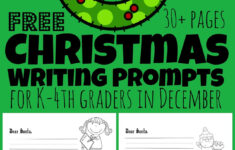 🎄 Free Christmas Writing Prompts For Kids with Free Christmas Writing Prompts Worksheets