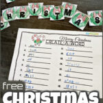 🎄 Free Create A Word Christmas Spelling Activity Throughout Free Christmas Spelling Worksheets