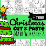 🎄 Free Cut And Paste Christmas Math Worksheets For Christmas Multiplication Worksheets 3Rd Grade