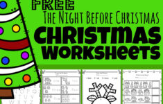 🎄 Free Twas The Night Before Christmas Worksheets &amp; Activities intended for Twas The Night Before Christmas Worksheets Free