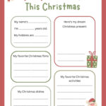 Free And Printable All About Me Worksheet Templates | Canva Inside Free Printable All About Me Christmas Worksheets