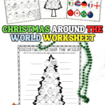 Free Christmas Around The World Worksheet With Christmas Map Skills Worksheets