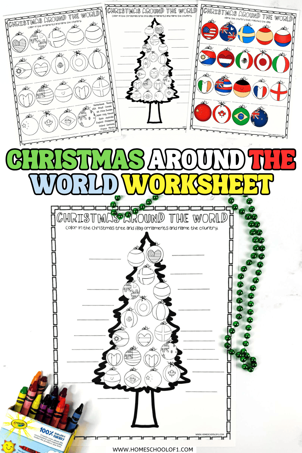 Free Christmas Around The World Worksheet with Christmas Map Skills Worksheets