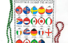 Free Christmas Around The World Worksheet with regard to Christmas Map Skills Worksheets